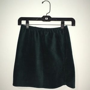 Green Urban Outfitters Mini Skirt